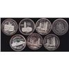 Image 2 : Lot of Seven Silver Toronto Medals