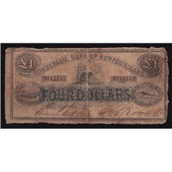 1867 Commercial Bank of Newfoundland £1