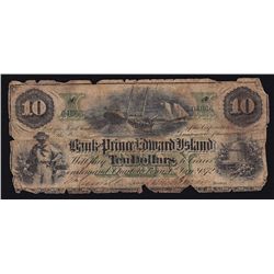 1872 Bank of Prince Edward Island $10