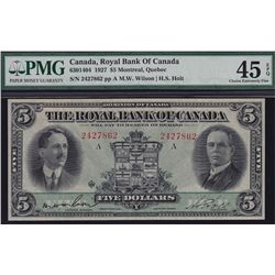 1927 Royal Bank of Canada $5
