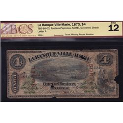 1873 Banque Ville-Marie $4