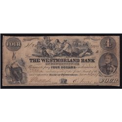 1859 Westmorland Bank $4