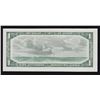 Image 2 : 1954 Bank of Canada $1 Misaligned Signatures Error Charlton Plate Note