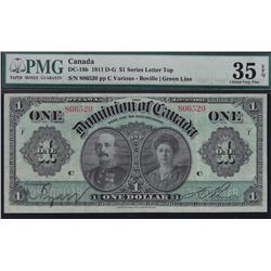 1911 Dominion of Canada $1