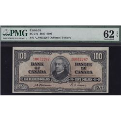 1937 Bank of Canada $100