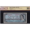Image 1 : 1954 Bank of Canada $5 Replacement