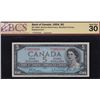 1954 Bank of Canada $5 Replacement