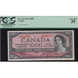 1954 Bank of Canada $1000