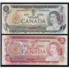 Image 2 : 1969-1979 Bank of Canada Specimen Set $1 - $100