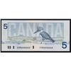 Image 1 : 1986 Bank of Canada $5 Solid Radar