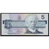 Image 2 : 1986 Bank of Canada $5 Solid Radar
