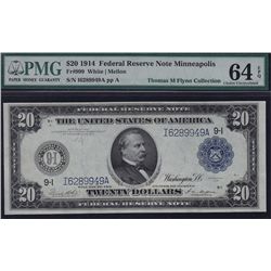 1914 US Federal Reserve Note $20