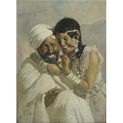 ADAM STYKA (1890-1959) French school. "Arab C...