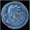 Image 1 : Epaticcus (to 50 AD) - AR-Unit Obv: Head of Hercules r., EPATI Rev: Eagle stg. on snake 1.1 gm. Ex:S