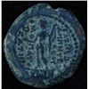Image 2 : Demetrios III (95-88 BC) - AE-18 Damascus mint Obv: his radiated head r., bearded. Rev: Hermes stg l