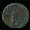Image 2 : Chalkis Lysanias (40-36 BC) - AE-19  Coele-Syria Obv: Diad. hd. r., monogram  Rev: Athena stg. l. , 