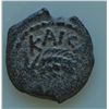 Image 3 : Lot of 5 Biblical Coins - Jerusalem (14 BC-6 AD) AE-Prutah Herod Archelaus  Obv: Prow of a galley  R