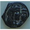 Image 1 : Petra (9-40  AD) - AE-17 Aretas IV Obv: conjoined hds., r. of Aretas and Dr. bust of Shuqailat.  Rev