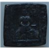 Image 2 : Maues (90-57 BC) - AE-Square Hemiobol Obv: Elephant charging r. Rev: King seated facing, 8.6 grams, 