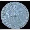 Image 2 : Azes I (57-35 BC) - AR-Tetradrachm  Obv: Diad. king on horseback  r. wearing armour and holding spea