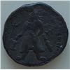 Image 2 : Kushan Vima Kadphises (105-130 AD) - AE Tetradrachm 25 mm. Obv: King standing l., altar and trident 