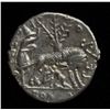 Image 2 : Sextus Pompius (137 BC) - AR-Denarius Rome mint Obv: Helmeted head of Roma X below chin, jug behind.