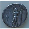 Image 2 : L. Marcius Censorinus  (82 BC) - AR-Denarius Obv: Laur. Head of Apollo r., Rev: Marsyas walking l. a