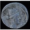 Image 1 : A. Plautius (55 BC) - AR-Denarius Obv: Turreted head of Cybele r.,  A PLAVTIVS before , and AED CVR 