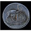 Image 2 : A. Plautius (55 BC) - AR-Denarius Obv: Turreted head of Cybele r.,  A PLAVTIVS before , and AED CVR 