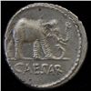 Image 1 : Julius Caesar (49-48 BC) - AR-Denarius Obv: Elephant walking r., on dragon CAESAR. Rev: No legend si