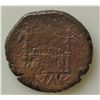 Image 2 : Counter Stamped Coins Augustus (10-6 BC) - Two pieces with similar mark. AE-As  Rome  Obv: laur. hd.