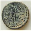 Image 2 : Claudius  (41-54 AD) - AE-As Rome 41-42 AD. Obv: Bare hd,  of Claudius l.,  TI CLAVDIVS CAESAR AVG P