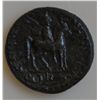 Image 2 : Claudius with Agrippina Jr. (41-54 AD) - AE-20  Mostene,   Lydia   Obv:  Conjoined heads of Claudius
