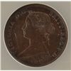 Image 2 : 1864 Nova Scotia One Cent - ANACS MS-62 Brown.