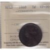 Image 1 : 1888 Newfoundland One Cent - ICCS VF-20.