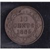 Image 2 : 1885 Newfoundland Ten Cent - ICCS EF-40.