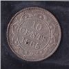 Image 2 : 1885 Newfoundland Ten Cent - ICCS VF-20, Obverse 2.