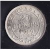 Image 2 : 1919C Newfoundland Twenty Five Cent - ICCS MS-60.