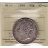 Image 1 : 1894 Newfoundland Fifty Cent - ICCS EF-40.