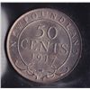 Image 2 : 1917C Newfoundland Fifty Cent - ICCS MS-64.