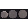 Image 1 : Lot of Three Blank Planchet Errors - Twenty five cent blank, non-magnetic, 5.43 gms. Two fifty cent 