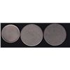 Image 2 : Lot of Three Blank Planchet Errors - Twenty five cent blank, non-magnetic, 5.43 gms. Two fifty cent 