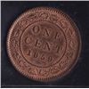 Image 2 : 1859 One Cent  - ICCS AU-55 Wide 9/8; scratch.