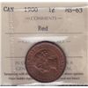 Image 1 : 1900 One Cent - ICCS MS-63 Red.