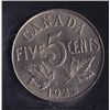 Image 2 : 1922 Five Cent  - ICCS MS-62.