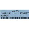 Image 3 : 1927 Twenty Five Cent  - ANACS AU53.