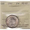 Image 1 : 1941 Twenty Five Cent - ICCS MS-65.