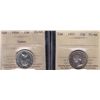 Image 1 : Lot of Two Twenty Five Cent Proof Like Coins  - 1956 ICCS PL-65 Cameo; 1957 ICCS PL-66. 2 Pcs.