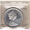 Image 1 : 1965 Silver Dollar  - ICCS PL-66. Large Beads Blunt 5; Cameo.