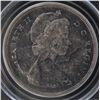 Image 1 : 1967 Silver Dollar  - PCGS MS63, Toned. Double Struck, rotated die.